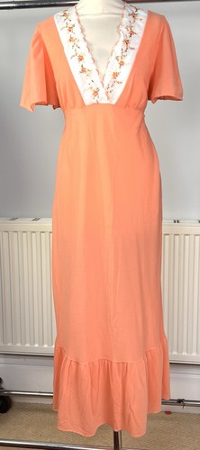Vintage orange brushed nylon - vintage,