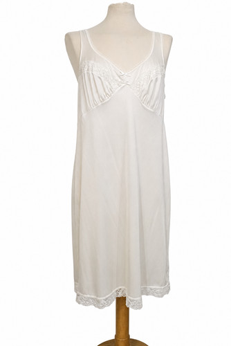 Vintage white nylon full - vintage,