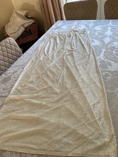 Vintage nylon nightie cream - nylon,