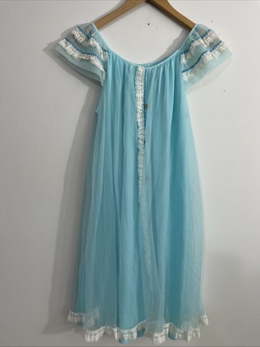 Vtg union made nylon lace - vtg,