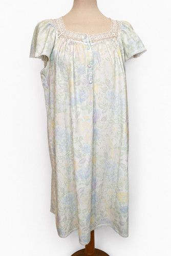 Vintage pastel floral - vintage, nylon