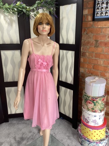 Vintage pink nightdress lovely - nightdress,