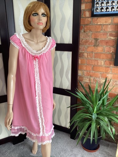 1960s baby doll nightgown - 1960s,