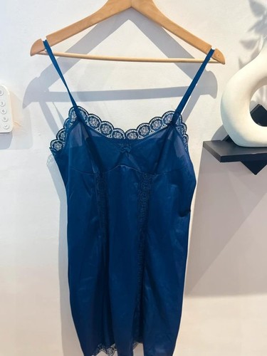 Vintage royal blue - blue, lace