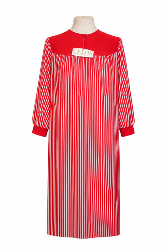 Vintage celon nightdress red - celon,