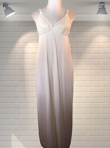 Vintage white long - white, length