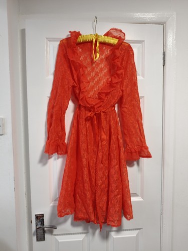 Vintage 1960s golden - charm, red